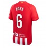 Atletico Madrid Koke #6 Hemmatröja 2023-24 Korta ärmar